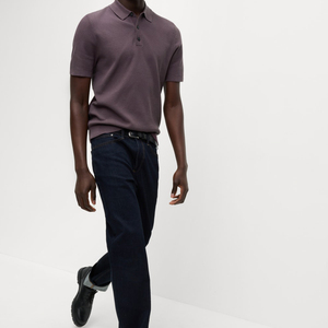 Chemises polo en coton tricoté, grandes tailles pour hommes, fabricant OEM, options de logo personnalisé, coupe confortable pour l'été - Product Image 2