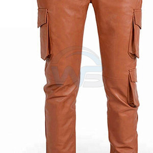 Pantalones de Cuero para Hombre, Invierno 2026, MOQ Bajo, Cintura Alta, Corte Recto, Cómodos, Ligeros, Alta Calidad, Nueva Llegada - Product Image 6