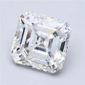 Diamants de laboratoire taille Asscher HPHT CVD Couleurs D E F Pureté VVS VS 3EX Certifiés IGI avec certificat Perçés au laser 0,5-2,5 carats - Product Image 3