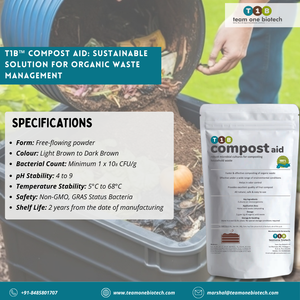 Probiotiques d'aide au compost T1B pour le processus de compostage des déchets solides - Product Image 4