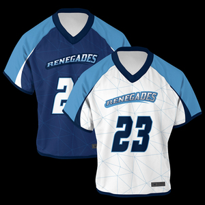Maillot de lacrosse personnalisé par transfert thermique, short respirant réversible pour hommes et femmes, séchage rapide, extensible, pour entraînement sur terrain - Product Image 3