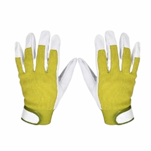 High Quality Anti-static Smooth Goat Grain Leather Safety <b>Gloves</b> Soft Comfortable Heavy Duty Elastic Wristband Construction - Product Image 5