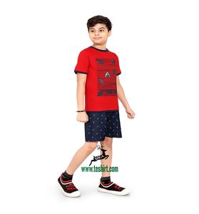 OEM unisex niños pequeños 100% algodón orgánico camiseta pantalones cortos DTF serigrafía LOGO niños camiseta ropa conjuntos venta - Product Image 4