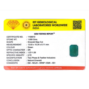 Fine 9.45 Ct Certified Natural Zambian Emerald Loose Gemstone Brilliant Pear Cut - Product Image 4