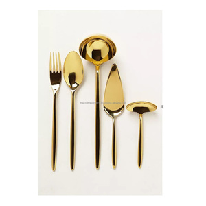 Ensemble de couverts de fête de Style noeud fêtes d'anniversaire mariage Style américain argent fantaisie cuillère à thé ensemble de couverts léger Portable - Product Image 6