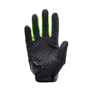 Gants de course pour moto et motocross, demi-doigts, polyester, antidérapants, fermeture auto-agrippante, revêtement polyuréthane, logo personnalisé - Product Image 1