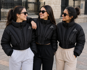 Chaqueta acolchada negra para mujer |   Chaqueta Bomber Acolchada de Invierno |   Chaqueta Corta Ligera y Cálida para Exteriores - Product Image 5