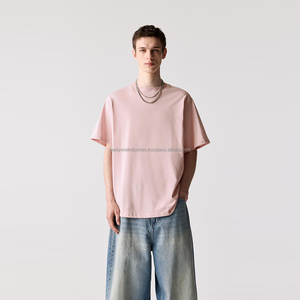 Venta al por mayor 100% algodón deportes camiseta de alta calidad 230GSM patrón sólido logotipo personalizado negro blanco de gran tamaño liso en blanco - Product Image 5