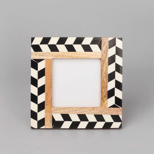 Resin Wood <b>Grey</b> Brown Photo <b>Frame</b> Handmade Rectangle Tabletop Display <b>Frame</b> Custom Home Office Decor - Product Image 4