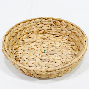 Hot Sales Natural Water Hyacinth Storage Basket Desk Organizer No Handles - Product Image 1