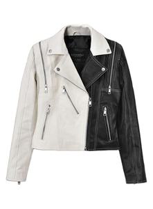 Nouvelle arrivée veste en cuir véritable pour femmes noir et blanc de qualité supérieure/veste en cuir respirante pour femmes de fabrication pakistanaise - Product Image 4