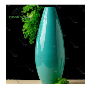 Handcrafted Modern Coiled Bamboo Vase D23xH60cm for Eco-Friendly Home Decor for Flower Arrangements Minimalist Tabletop Display - Product Image 4