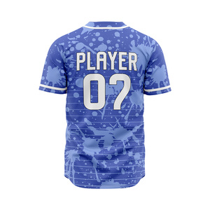Custom Printed Front Logo Team Name Men's Summer Season High Quality <b>Baseball</b> Softball Jersey Short Sleeve Breathable Quick Dry - Product Image 6