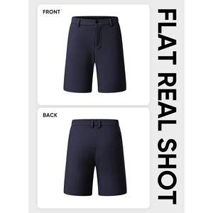Shorts de jogging décontractés pour hommes, écologiques, en coton de haute qualité, légers, à séchage rapide, shorts de golf hybrides personnalisés avec poche - Product Image 5