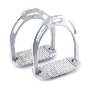 Estribos de Seguridad Ajustables de Acero Inoxidable de Alta Calidad para Montar a Caballo, Salto Ecuestre y Uso con Animales Grandes, con Agarre para el Pie - Product Image 2