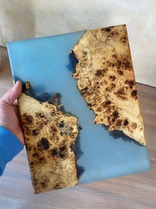 Modern Wooden <b>Platter</b> For Dry Fruits Serving Elegant Table Centerpiece <b>Platter</b> Home Dining And Party Decoration Use From India - Product Image 3