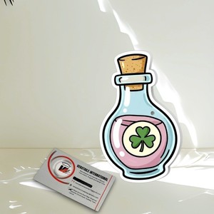 แผ่นติดขนตาปลอมรูปทรงเพชร Clover Label Liquid Round Glass Eyelash Beauty Tool  แผ่นติดขนตาแบบ Private Label สำหรับต่อขนตา - Product Image 2