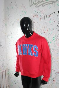 Sudadera HAWKS RED con Cuello Alto, 100% Azul, Apliques Bordados, Cuello Ancho, Hilos Finos - Product Image 3