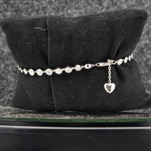 Luxury Bezel Set Tennis Bracelet for Women 925 Sterling Silver Plated Sparkling Round Diamond Cut Link Bracelet Jewelry - Product Image 3