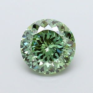 Diamant de laboratoire CVD vert vif fantaisie portugais de 2,09 carats, clarté VVS2, polissage excellent, pierre précieuse de luxe pour bijoux - Product Image 1