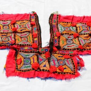 Banjara Neck Yoke Zari Patch Tribal Patch <b>Vintage</b> Neck Bohemian Clothing - Product Image 1