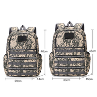 Petit sac à dos tactique à châssis interne, camouflage, léger, durable, imperméable, pour camping, voyage, randonnée, équipement de plein air, doublure en nylon