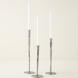 Eco-Friendly Minimalist <b>Brass</b> <b>Candlestick</b> Holder Sleek Gold U-Shape Loop Metal Taper Candle Stand For Wedding Centerpiece Decor - Product Image 3