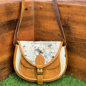 กระเป๋าถือหนังวัวสำหรับผู้หญิง, กระเป๋าหนังแท้สะพายข้างความจุขนาดใหญ่กระเป๋าถือหนังตะวันตก - Product Image 3