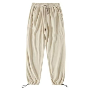 Pantalones Casuales de Algodón para Hombre, Cintura Media Oscura, Diseño Sólido de Alta Calidad, Color Personalizado, Moda en Tendencia - Product Image 3