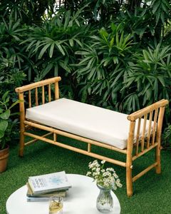 Ensemble de canapé pliable en bambou avec table et chaises, décoration de jardin, ensemble en bambou pour jardin, hôtel, resort, meubles fabriqués au Vietnam - Product Image 6