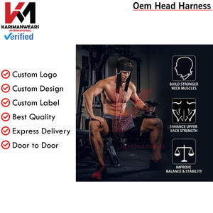 Arnés ajustable para levantamiento de pesas para ejercicios de flexión y extensión del cuello en gimnasios domésticos y centros de fitness comerciales - Product Image 5