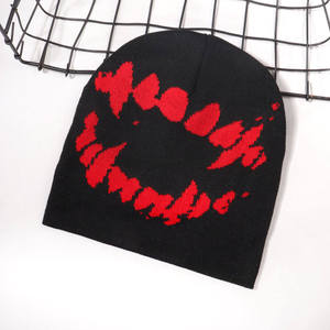 High Quality Jacquard Beanie Hat for Men Women <b>Winter</b> Knitted Hat with Custom Logo Breathable 100% Acrylic Customizable - Product Image 5