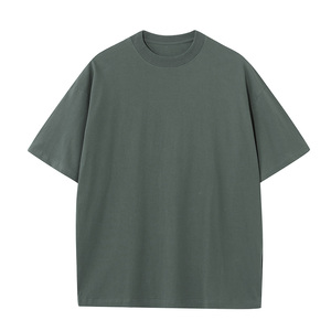 Blank <b>Tshirt</b> for <b>Men</b> Coton Heavyweight <b>High</b> Quality Custom 230 GSM Cotton T Shirt Manufacturers - Product Image 2