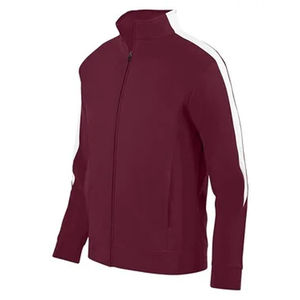 Fabricant de vestes d'entraînement durables personnalisées, vestes de sport en tissu recyclé, respirantes, confortables, col montant, à capuche - Product Image 6