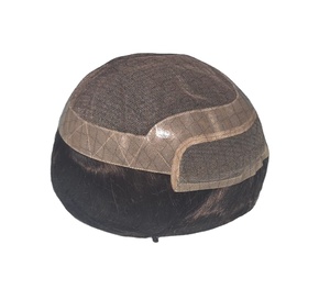 Los Angeles Human Hair <b>Toupee</b> Wig for Men with Indian Remy and Non-Remy Hair Patches - Product Image 6