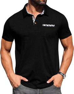 เสื้อยืดผู้ชายผ้าโพลีเอสเตอร์ถักเนื้อแน่น แห้งเร็ว เนื้อผ้านุ่ม ทรงพอดีตัว ระบายอากาศได้ดี เหมาะสำหรับใส่ทุกวัน - Product Image 1