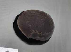 Toupee de Cabello Humano 100% con Frente de Encaje Modelo Q6 para Hombre, Cabello Remy Indio, Diseño Central/Medio, Taz Hair BD - Product Image 4