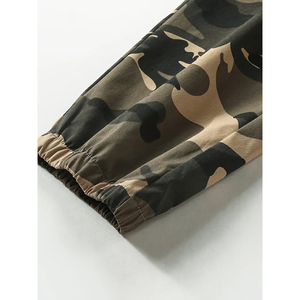 Streetwear Men Heavyweight Cargo Sweatpants Oversized Baggy Multi Pocket Fleece Joggers Cotton Casual Custom Logo Pleated <b>Pants</b> - Product Image 6