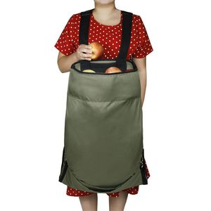 Thermal Use Sleeveless <b>Leather</b> Bib <b>Apron</b> with Durable Classic Design 1-4 Pockets for Kitchen Workwear - Product Image 5