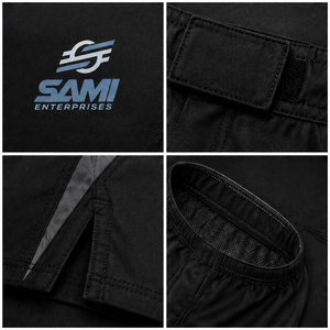 SAMI ENTERPRISES Erwachsene Unisex Schwarze MMA-Kampfshorts mit Digitaldruck, Reguläre Passform, Schnelltrocknend, Feuchtigkeitsableitend, 140g - Product Image 5