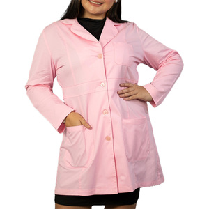 Blouse de laboratoire médicale pour femmes, haute qualité, anti-plis, respirante, logo/couleur personnalisés, manches longues, usage hospitalier, blouse de travail pour femmes - Product Image 4