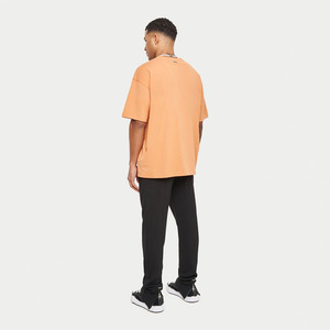 T-shirts d'été pour hommes en tricot, coupe ample, anti-boulochage, respirants, séchage rapide, motif uni, col rond, 320 GSM, haute qualité, sur mesure - Product Image 6
