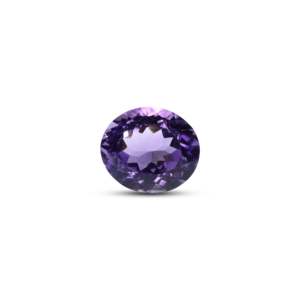Loose 10.75 Carat Oval Cut Amethyst Gemstone for Fine Jewelry - Product Image 1