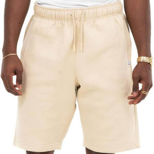 Shorts de sport décontractés pour hommes, taille haute, en coton uni, avec cordon de serrage et poches, respirants, pour la course, la gym et le fitness, vente en gros - Product Image 3