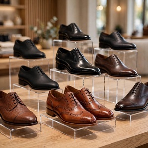 Factory 100% Genuine Leather <b>Shoes</b> For Men Vintage Brown Suede Lightweight Slip Resistant Breathable Wholesale Clearance BD - Product Image 4
