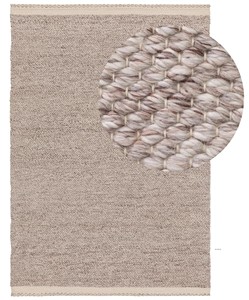 Tapis Kilim Dhurrie en laine tissé à la main – Tapis d'intérieur plat tribal bohème • Tapis Kilim Dhurrie en laine tissé à la main – Motif géométrique - Product Image 1