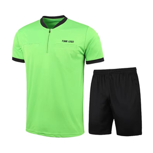 Uniformes Profesionales de Árbitro de Fútbol de Alta Calidad, Pantalones Cortos Deportivos Personalizables, Tallas Grandes, Transpirables - Product Image 1