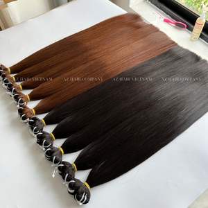 2025 Hot Trend Raw Vietnamita Donante de cabello Hueso Recto Vietnamita Paquetes de cabello humano Mano suave Precio al por mayor - Product Image 4