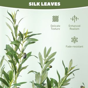 Per la spedizione di albero artificiale verde ulivo finto, vietato da - Product Image 2