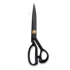 Red Handle Fabric Shears Stainless Steel Professional Tailoring Scissors For Precision Sewing Garment Cutting And Textile Work - Product Image 6